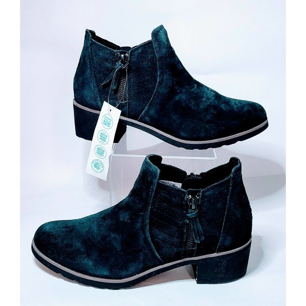 Reef Voyage Low, Ankle Boots, Women's‎ Size 6.5 M, Dark BLUE/GREEN Suede, NEW